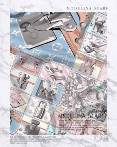 روسری نخی مدلینا M24 بهاره