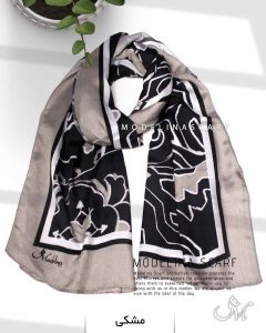 شال نخی مدلینا 1095 مشکی