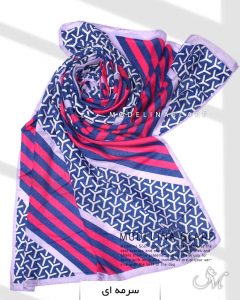 شال نخی مدلینا 1101 سرمه ای