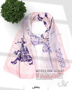 شال نخی مدلینا 1102 بنفش