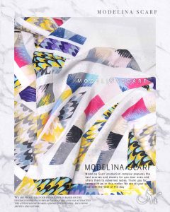 روسری نخی مدلینا 1104 بهاره