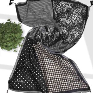 شال نخی منگوله دار مدلینا M2