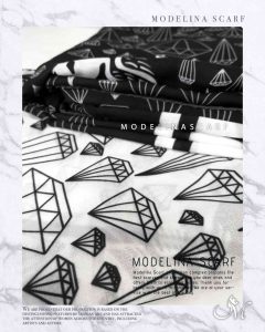 شال نخی منگوله دار مدلینا تابستانه