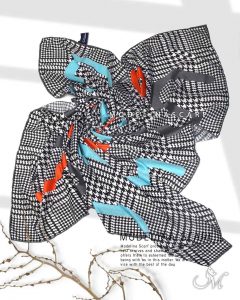 روسری نخی مدلینا 1111 بهاره