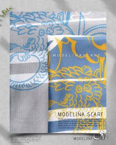 روسری نخی مدلینا 1112 مجلسی