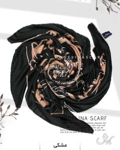 روسری نخی مدلینا 1112 مشکی