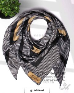 روسری نخی مدلینا 1114 نسکافه ای