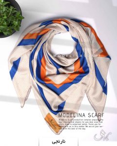 روسری نخی مدلینا 1114 نارنجی