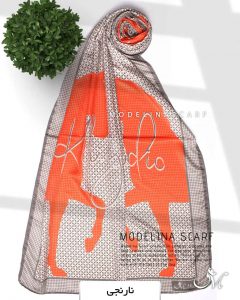 شال نخی مدلینا1117 نارنجی
