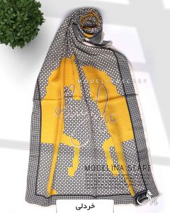 شال نخی مدلینا1117 خردلی