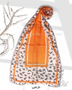 شال نخی مدلینا 1118 نارنجی