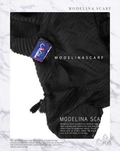 شال مشکی پلیسه بهاره