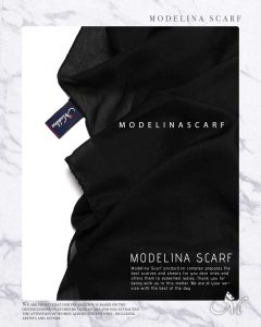 روسری نخی مشکی قوراه کوچک