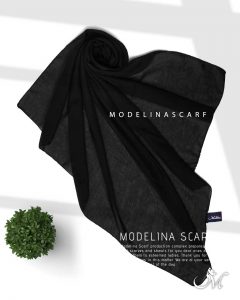 خرید روسری نخی مشکی