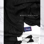 خرید شال مشکی پلیسه نخی