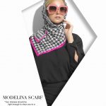 روسری قواره کوچک ژاکارد ابریشم 1125M12