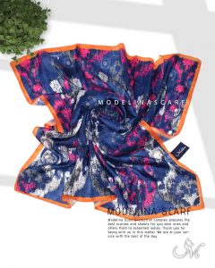 خرید روسری قواره کوچک ژاکارد ابریشم 1125M14