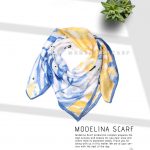 خرید روسری قواره کوچک ژاکارد ابریشم 1125M8