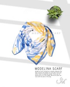 خرید روسری قواره کوچک ژاکارد ابریشم 1125M8