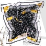 خرید روسری قواره کوچک ژاکارد ابریشم 1125M7