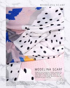 خرید شال نخی مدلینا M49