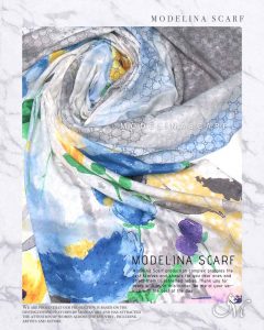 خرید شال نخی مدلینا M54