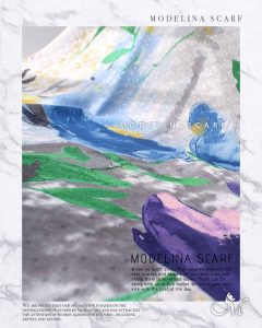 شال نخی مدلینا M54 بهاره