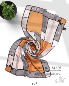 شال نخی مدلینا 1120 کرم