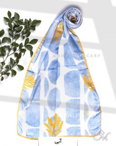 شال نخی مدلینا 1121 آبی