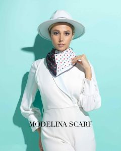 روسری قواره کوچک ژاکارد M1