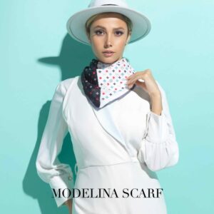 روسری قواره کوچک ژاکارد M1