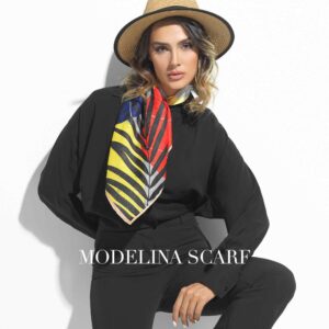 روسری قواره کوچک ژاکارد M10