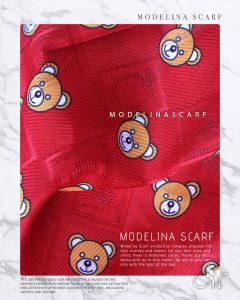 روسری قواره کوچک ژاکارد M11 فانتزی