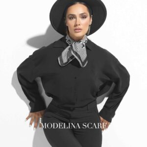 روسری قواره کوچک ژاکارد M12