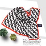 روسری قواره کوچک ژاکارد M13 بهاره