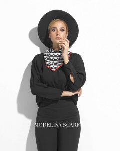 روسری قواره کوچک ژاکارد M13