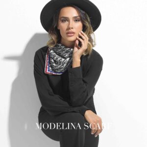 روسری قواره کوچیک ژاکارد M15