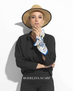 روسری قواره کوچیک ژاکارد M16