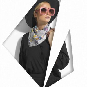 روسری قواره کوچیک ژاکارد M19