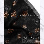 روسری قواره کوچیک ژاکارد M20 بهاره
