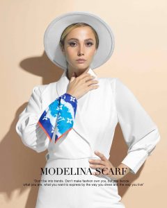 روسری قواره کوچیک ژاکارد M21