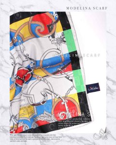 روسری قواره کوچی تابستانه ک ژاکارد M22