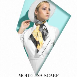 روسری قواره کوچک ژاکارد M5