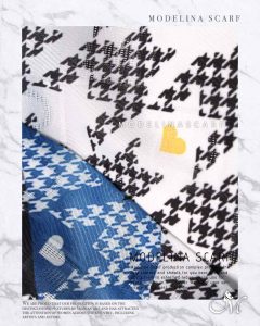 روسری قواره کوچک ژاکارد M5 شیک