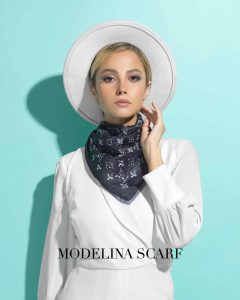 روسری قواره کوچک ژاکارد M6