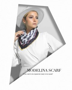 روسری قواره کوچک ژاکارد M7