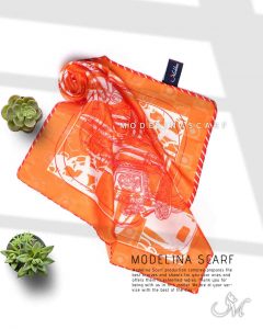 روسری قواره کوچک ژاکارد M9 تابستانه