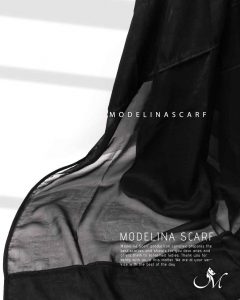 شال مشکی حریر