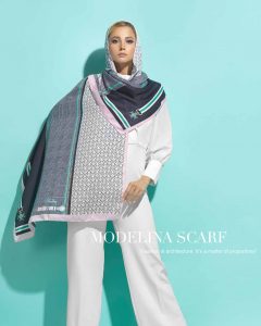 خرید شال نخی مدلینا 1090