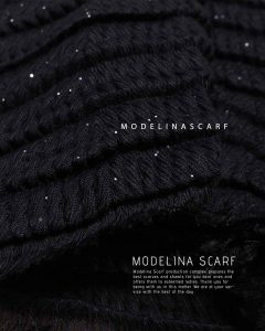 شال پلیسه سرمه ای